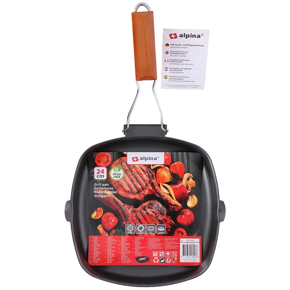 Alpina Grillpanna 24cm 2 Alpina Grillpanna 24cm - Billede 2