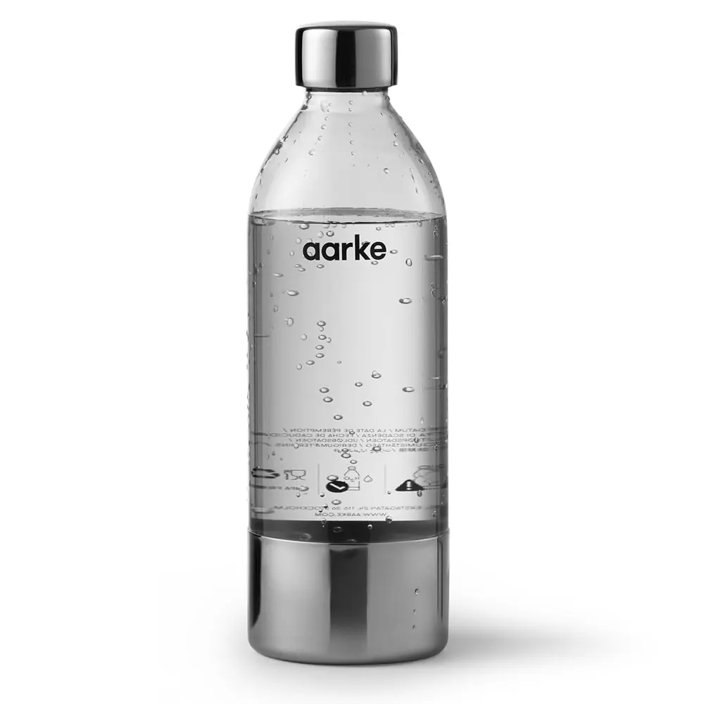 Aarke PET-flaska I Borstat Stål 1L 1 Aarke PET-flaska I Borstat Stål 1L