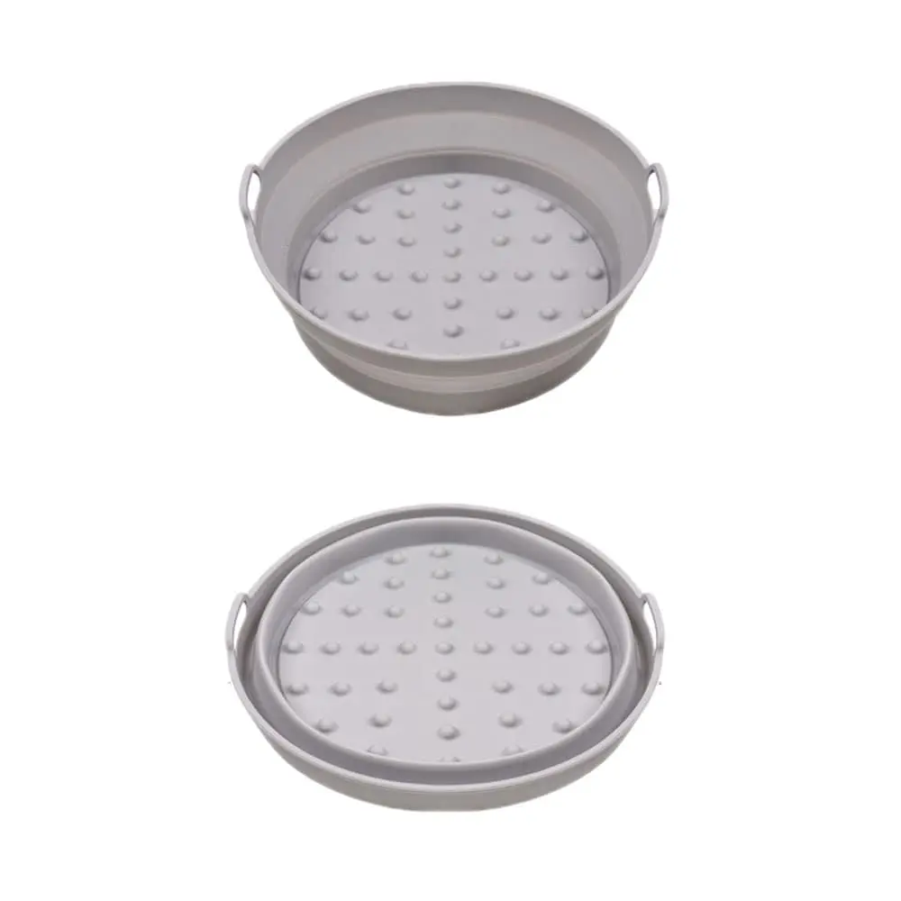 Silikonbricka Till Air Fryer - Rund 19,3cm 1 Silikonbricka Till Air Fryer - Rund 19,3cm