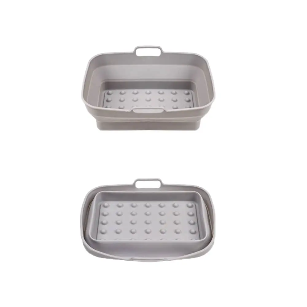 Silikonbricka Till Air Fryer - Fyrkantig 19,5cm 1 Silikonbricka Till Air Fryer - Fyrkantig 19,5cm