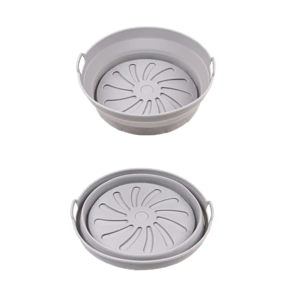 Silikonbricka Till Air Fryer - Rund 20,9cm 1 Silikonbricka Till Air Fryer - Rund 20,9cm