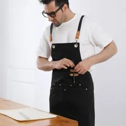 Stilrent Förkläde - Svart -køkkenudstyr butik 101192 4