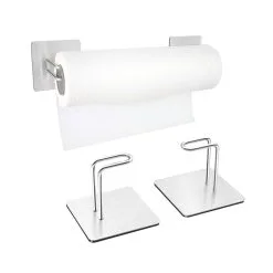 Hushållsrullehållare - Silver