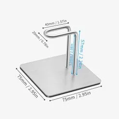 Hushållsrullehållare - Silver -køkkenudstyr butik 101281 3