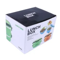 Dobbelt Madkasse I Stål - Kan Stables Vakuumfunktion -køkkenudstyr butik 55930 7