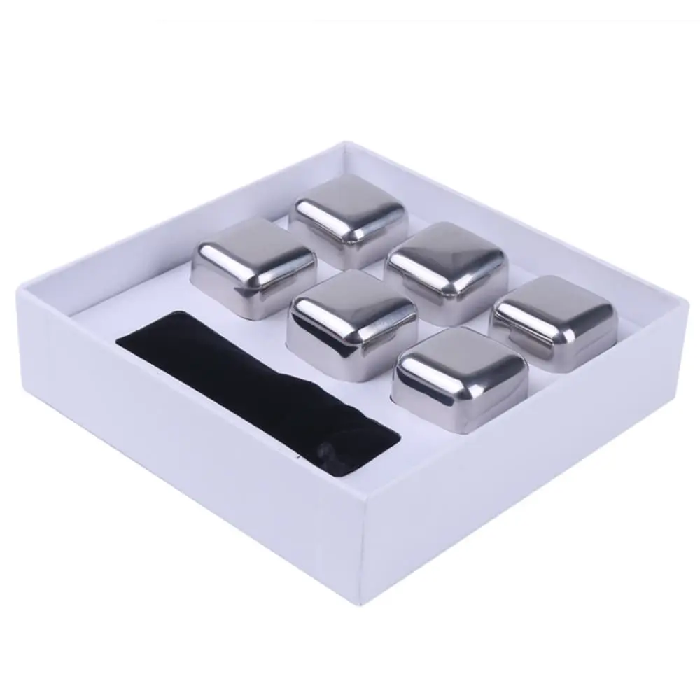 Rustfrie Isterningerr - 6Pak 2 Rustfrie Isterningerr - 6Pak - Billede 2