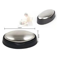 Stålsæbe - Rostfri Sæbe Fjerner Lugt Fra Hænderne 7 Stålsæbe - Rostfri Sæbe Fjerner Lugt Fra Hænderne -køkkenudstyr butik 61204 3