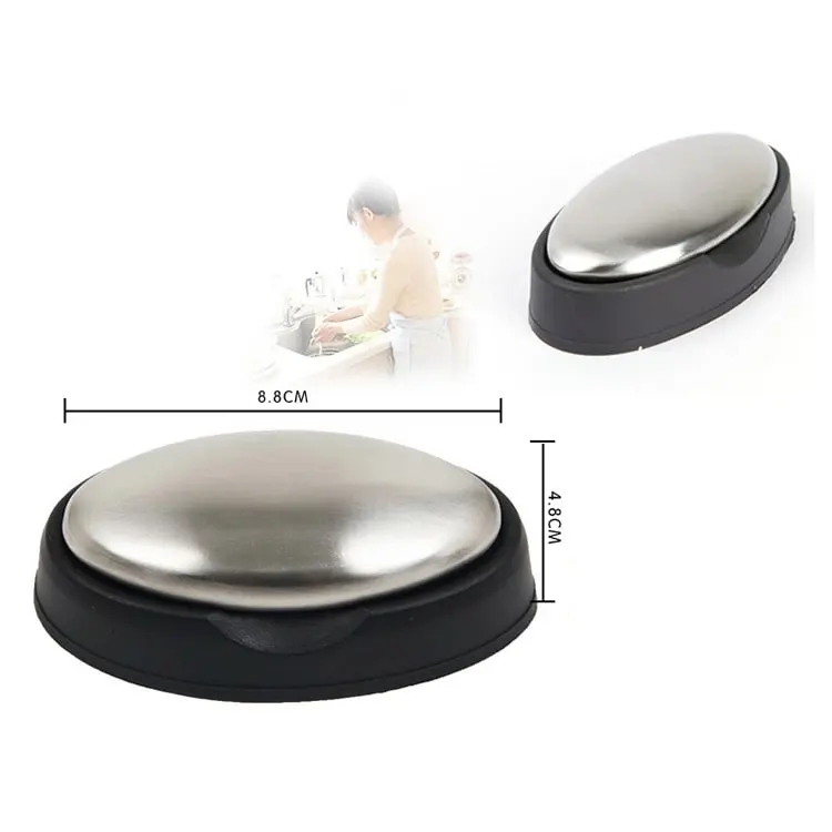 Stålsæbe - Rostfri Sæbe Fjerner Lugt Fra Hænderne 4 Stålsæbe - Rostfri Sæbe Fjerner Lugt Fra Hænderne - Billede 4