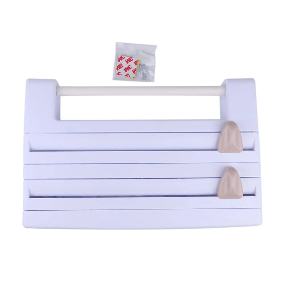 Vægholder For Plastfolie / Aluminiumsfolie & Køkkenrulle 4 Vægholder For Plastfolie / Aluminiumsfolie & Køkkenrulle - Billede 4