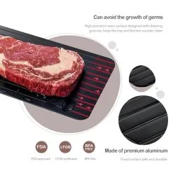 Optøningsbakke - 4 Gange Hurtigere 14 Optøningsbakke - 4 Gange Hurtigere -køkkenudstyr butik 64699 4