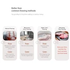 Optøningsbakke - 4 Gange Hurtigere 16 Optøningsbakke - 4 Gange Hurtigere -køkkenudstyr butik 64699 6