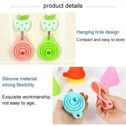 Sammenklappelig Silikonetragt Til Drikkeflasker -køkkenudstyr butik 64737 5