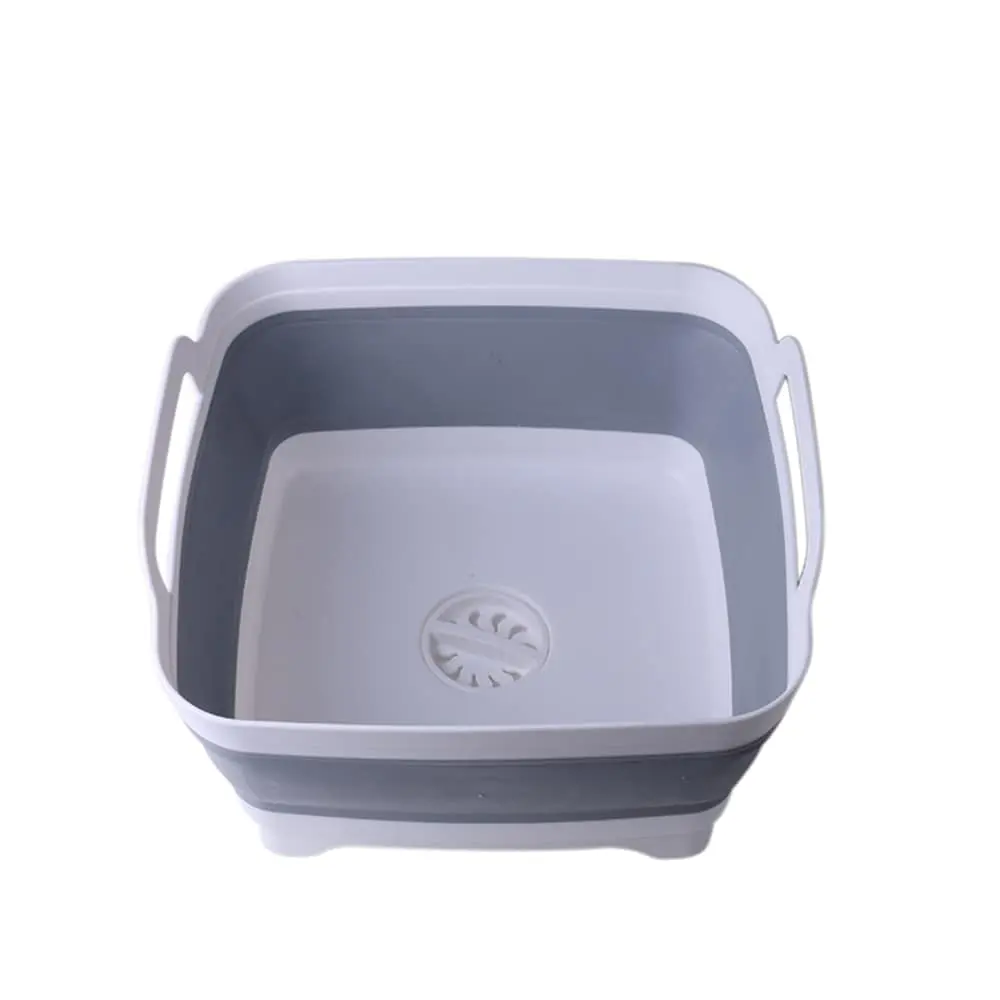 Sammenfoldelig Camping-opvaskebalje Med Opsamlingskurv 5 Sammenfoldelig Camping-opvaskebalje Med Opsamlingskurv - Billede 5