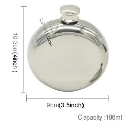 Lommelærke 150ml Oval Rustfrit Stål 11 Lommelærke 150ml Oval Rustfrit Stål -køkkenudstyr butik 65537 5