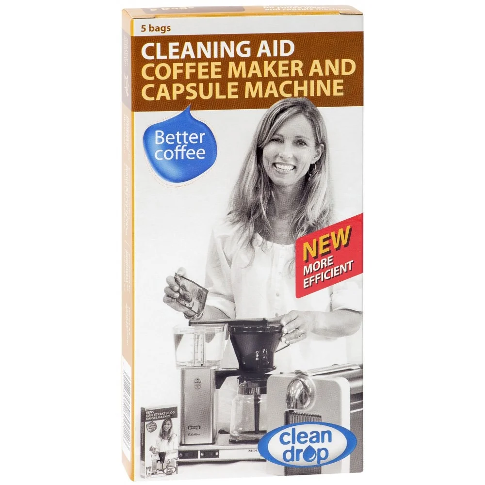 CleanDrop Rengøringsmiddel Kaffemaskiner 1 CleanDrop Rengøringsmiddel Kaffemaskiner