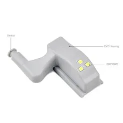 10-pack Sensor LED-Skabsbelysning/ Garderobelampe Dør -køkkenudstyr butik 70817 4