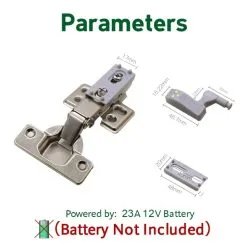 10-pack Sensor LED-Skabsbelysning/ Garderobelampe Dør -køkkenudstyr butik 70817 6