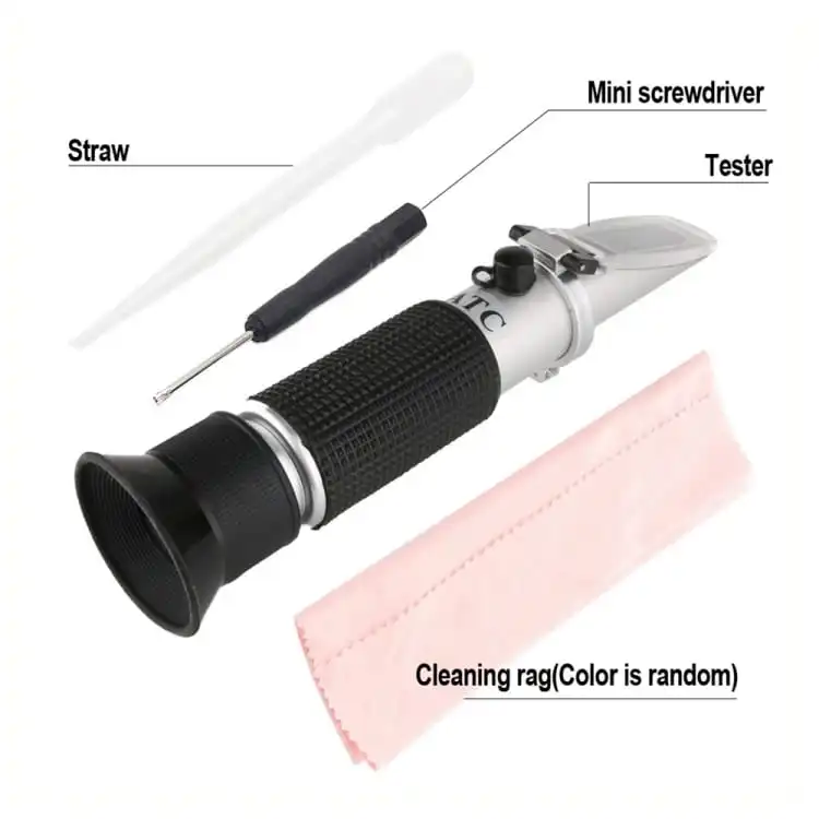 Refraktometer Alkohol / Sukkerindhold 2 Refraktometer Alkohol / Sukkerindhold - Billede 2