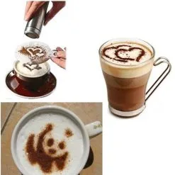 Kaffestencils - Pakke Med 16 Stk. -køkkenudstyr butik 74374 4