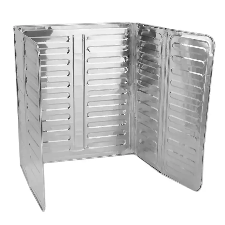 Stænkskåner Til Komfuret - Aluminium 2-pak 1 Stænkskåner Til Komfuret - Aluminium 2-pak