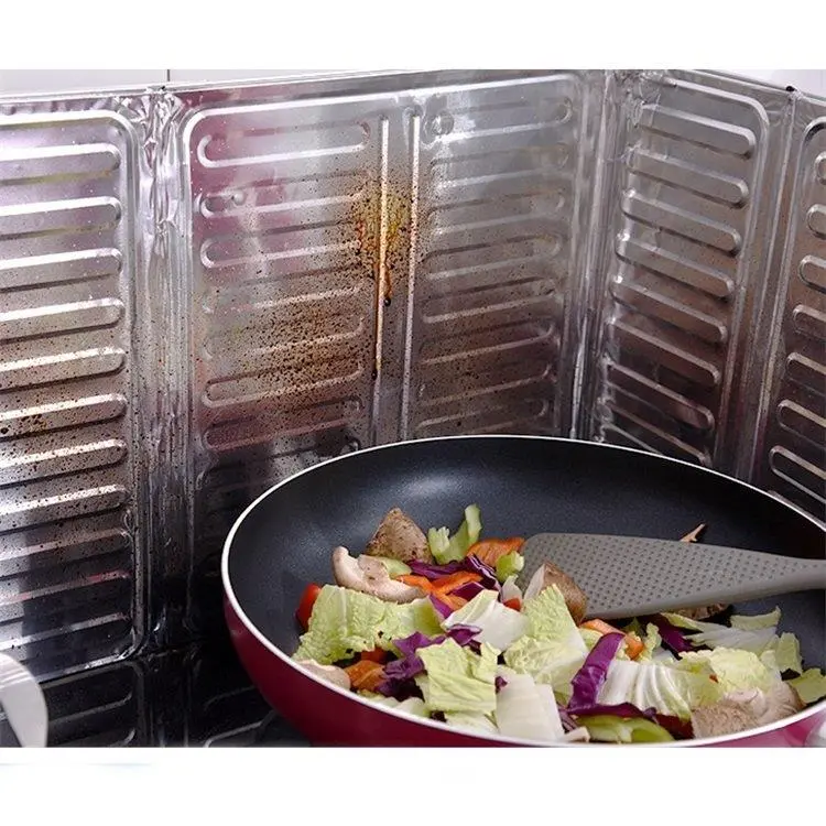 Stænkskåner Til Komfuret - Aluminium 2-pak 7 Stænkskåner Til Komfuret - Aluminium 2-pak - Billede 7