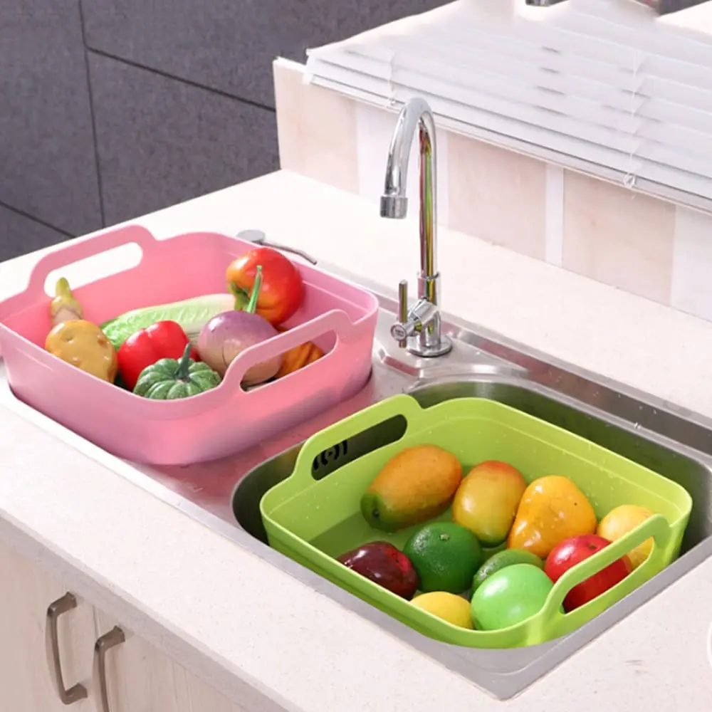 Bærbar Opvaskebalje Med Håndtag Pakke Med 2 Stk. - Grå 5 Bærbar Opvaskebalje Med Håndtag Pakke Med 2 Stk. - Grå - Billede 5