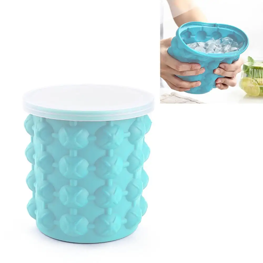 Ice Cube Maker - Isbeholder I Silikone 13,5 X 14,3 Cm 1 Ice Cube Maker - Isbeholder I Silikone 13,5 X 14,3 Cm