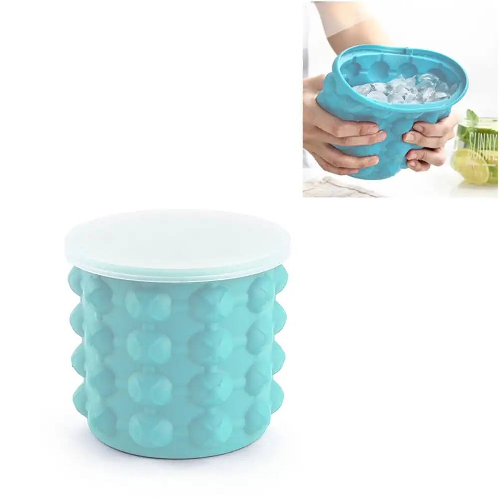 Ice Cube Maker - Isbeholder I Silikone 11,5 X 10,3 Cm 1 Ice Cube Maker - Isbeholder I Silikone 11,5 X 10,3 Cm