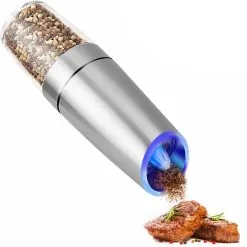 Elektrisk Peberkværn Gravity - Sølvfarvet -køkkenudstyr butik 81448 3