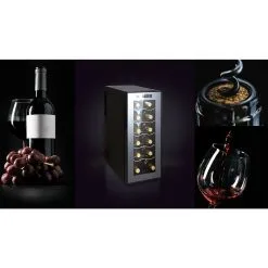 Adler AD 8075 Vinkøler For 12 Flasker 16 Adler AD 8075 Vinkøler For 12 Flasker -køkkenudstyr butik 85070 8