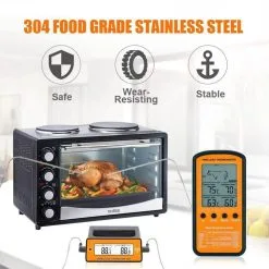 Trådløst Stegethermometer Med Dobbelte Målere 9 Trådløst Stegethermometer Med Dobbelte Målere -køkkenudstyr butik 86681 2