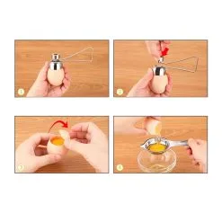 Æggeknækker I Metal -køkkenudstyr butik 88130 2