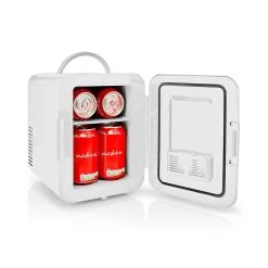 Nedis Transportabelt Minikøleskab 4L Hvid