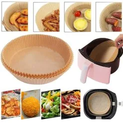 50-Pak Bagepapir Til Air Fryer 16 Cm -køkkenudstyr butik 91509 4
