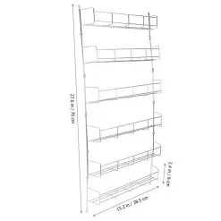 Krydderihylde Med 6 Etager -køkkenudstyr butik 92966 3