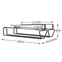 Vinglashænger 2 Rækker 7 Vinglashænger 2 Rækker -køkkenudstyr butik 93205 3