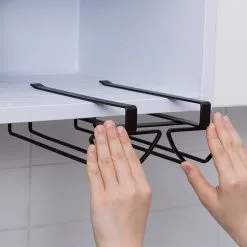 Vinglashænger 2 Rækker 8 Vinglashænger 2 Rækker -køkkenudstyr butik 93205 4