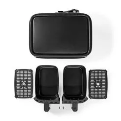 Nedis Air Fryer Med 2 X 3,8 Liters Kurve -køkkenudstyr butik 94455 4