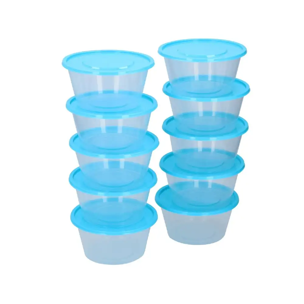 Madbokse 650 Ml Plast - 10-pak 1 Madbokse 650 Ml Plast - 10-pak