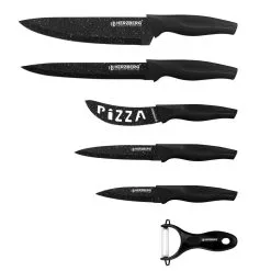 Knivsæt 5 Dele - Sort