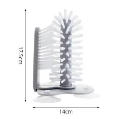 Glasbørste Med Sugekopper 2-delt -køkkenudstyr butik 98712 5