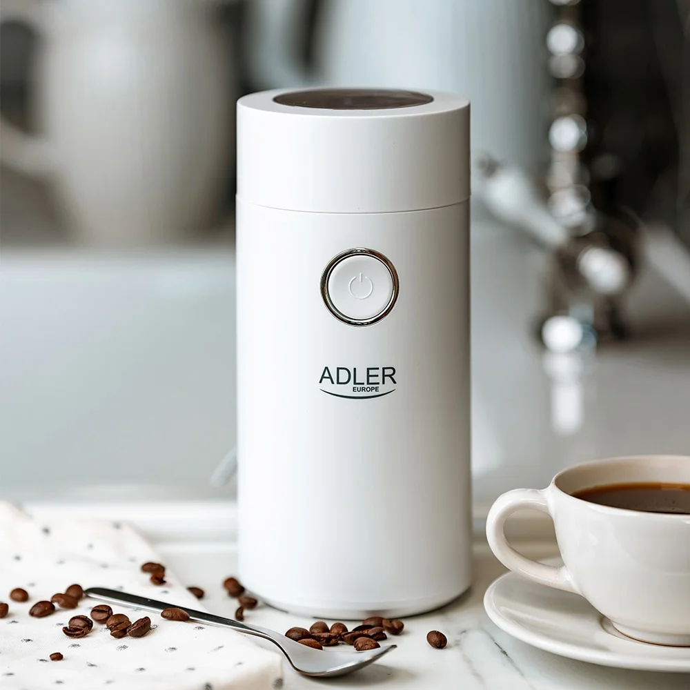 Adler Kaffekværn - Hvid 6 Adler Kaffekværn - Hvid - Billede 6